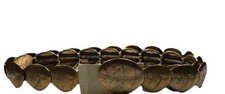 Coldwater Creek Bronze Concho Stretch Belt 1X/2X Boho Festival Y2K Statement