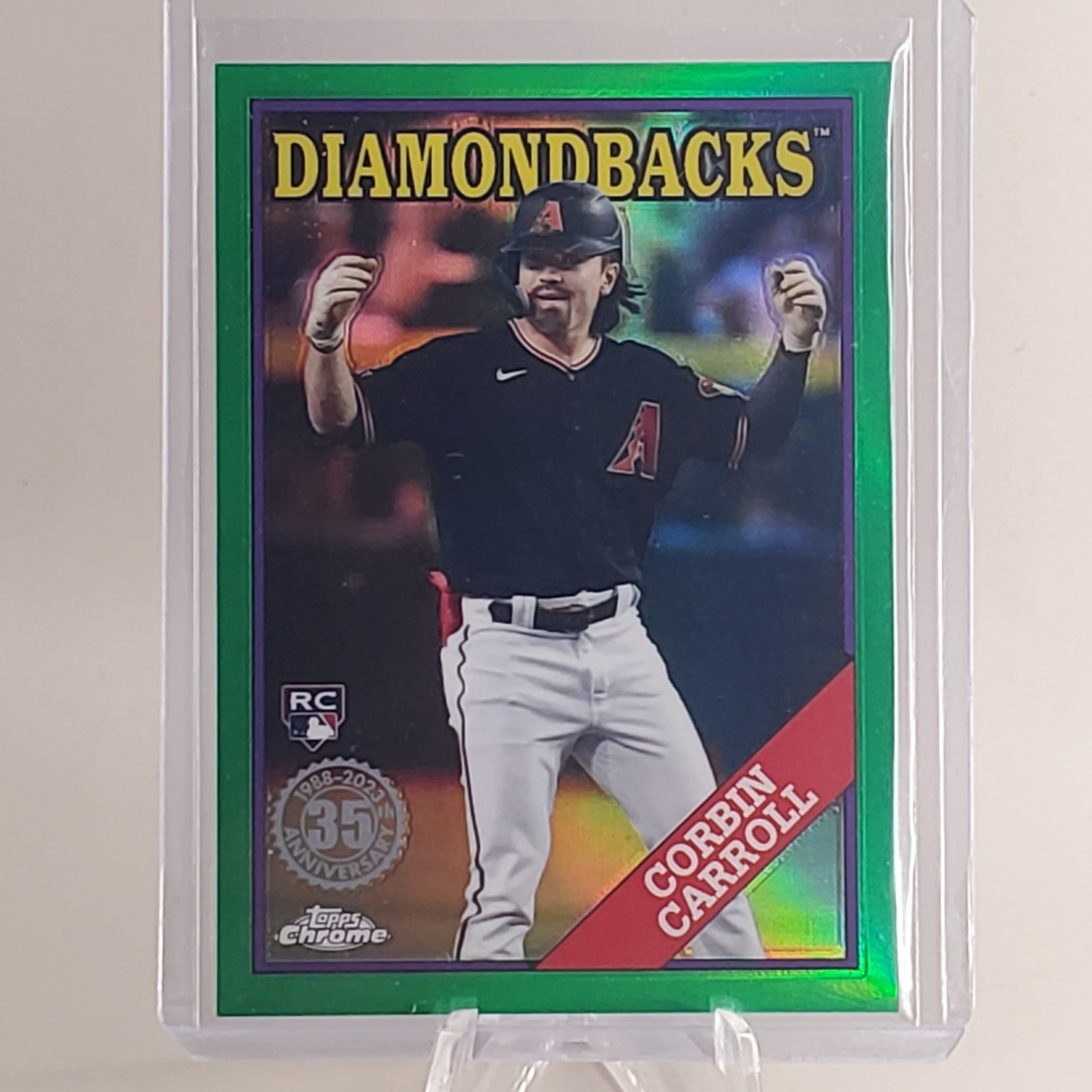 2023 Topps Chrome Update Series 1988 Corbin Carroll #88CU-20 Green Refractor /99
