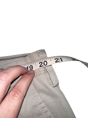 Pantaloncini chino uomo Nautica flat davanti taglia 40 beige kaki classici preppy - Foto 6 di 7