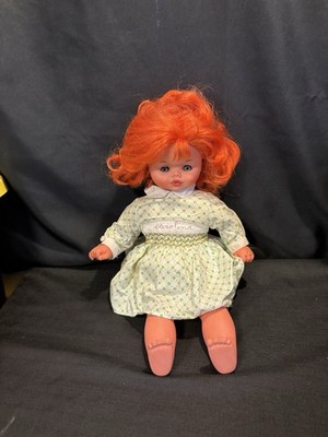 BEAUTIFUL VINTAGE 21'' RED HEADED ''CARROT TOP'' CAROLINA FURGA DOLL ITALY 
