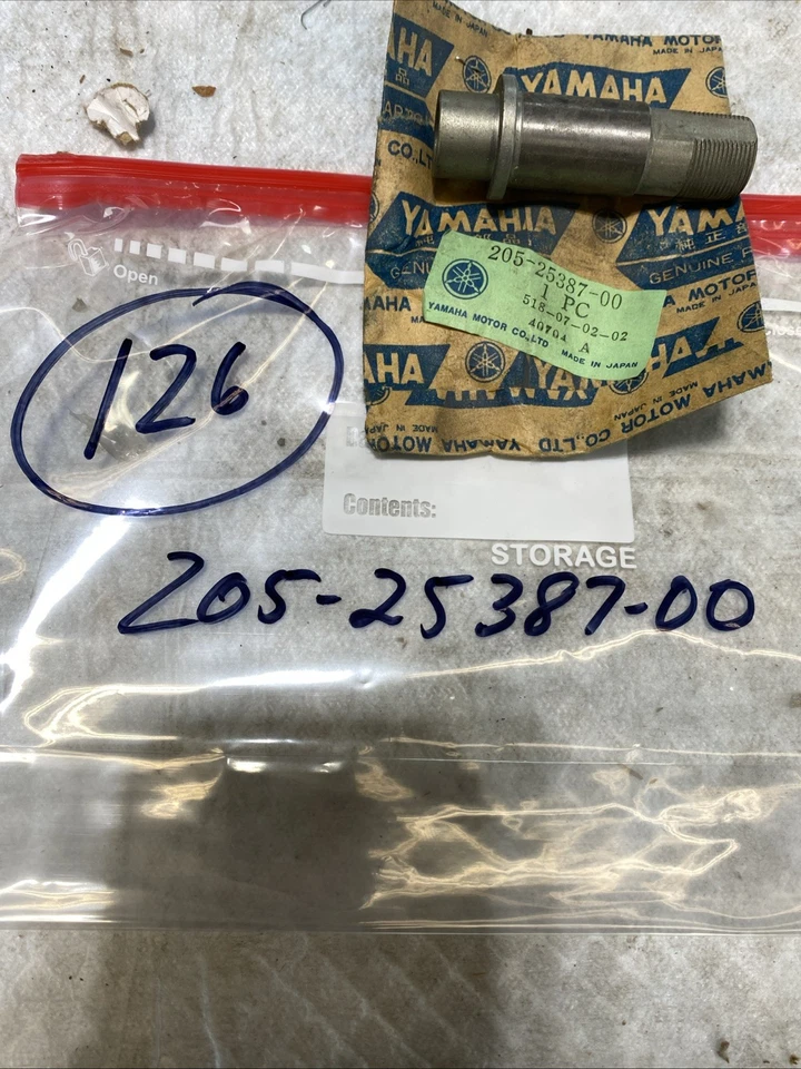 NOS 雅马哈全新原始设备制造商后轴链轮 1970 - 71 HT1 YL2 205-25387-00-00 #126 — 第 3/3 张图片