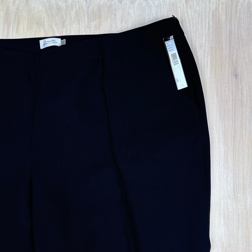 NUEVO CON ETIQUETAS Tahari Negro Trabajo Negocios Oficina Cintura Alta Pantalón Vestido Pantalones Plus 24W - Imagen 3 de 15