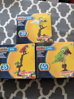 Set of 3 Make-it Blocks Birds Construction Blocks Age 6+ New In Box
