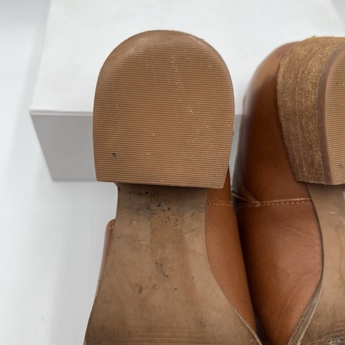 Madewell Shoes Women’s 7 Lucie Bootie Cut Out Brown Leather Casual - Bild 18 von 19
