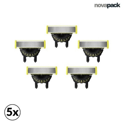5x Ersatzklinge für Philips OneBlade 360 Grad Rasier Klinge QP2520/QP2530/QP2630
