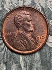 1910 P Lincoln Wheat Cent Penny - UNC RB