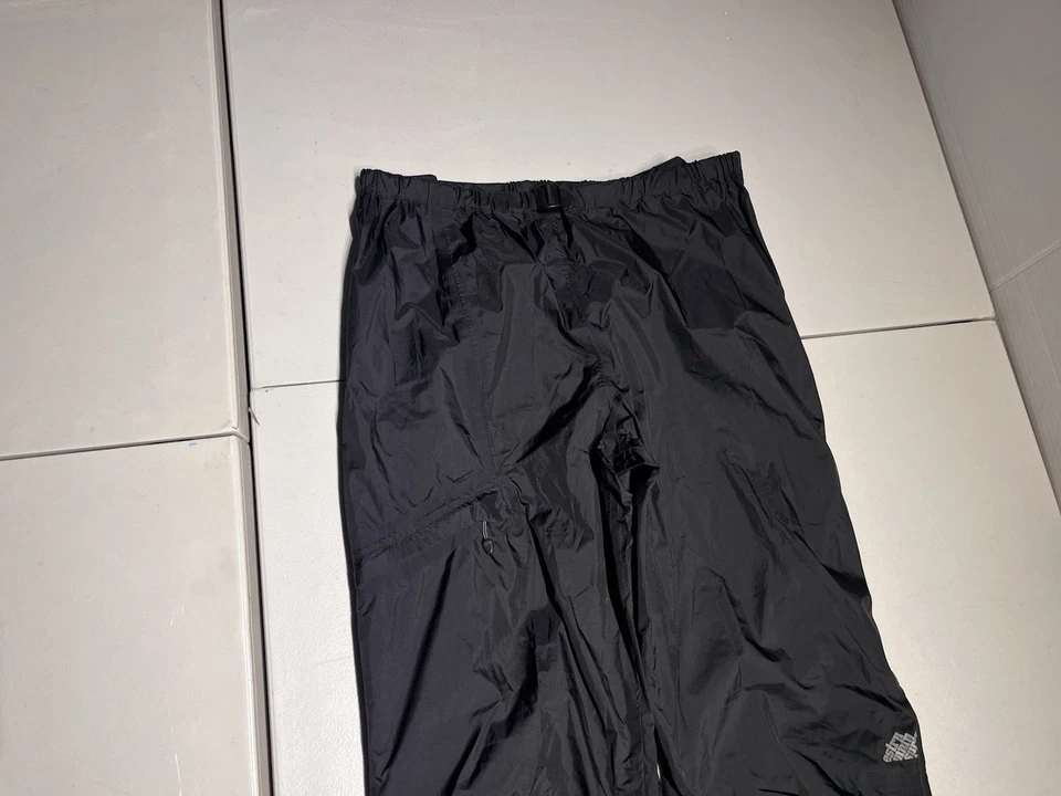 Pantalones deportivos Eastern Mountain para mujer medianos cortos negros System III lluvia al aire libre Foto 2 de 4