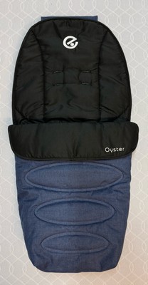 Babystyle Oyster 2 Kinderwagen-Fußsack kuschelige Zehen - Oxford-blau - kostenloser Versand innerhalb Großbritanniens