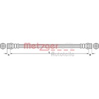 Metzger 4110877 Bremsschlauch FüR Mazda 2 DE DH