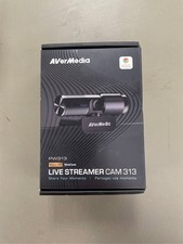 AVerMedia Live Streamer CAM 313: Full HD 1080P Webcam, Privacy Shutter, Dual Mic