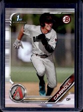 2019 Bowman Draft Corbin Carroll 1st Prospect #BD-125 Diamondbacks