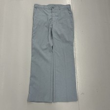 Vintage 70s Lee Blue Western Bell Bottom Trousers 34x33 1970s True Vintage