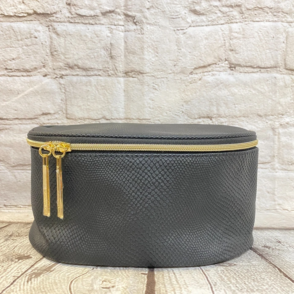 BOLSO DE MAQUILLAJE NEGRO ESTUCHE TREN VACÍO COSMÉTICO LANCOME - NUEVO Foto 3 de 4