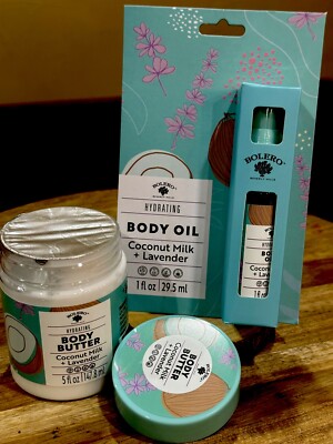 Bolero Beverly Hills Hydrating Coconut Milk+Levender Body Butter