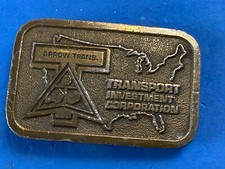 Arrow Transport Investment Corp. Vintage Belt Buckle By Hitline