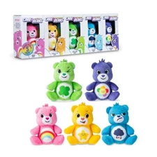 Care Bears Micro Plush 5 Pack Treasure Box Mini Bear Figures Portable Toys