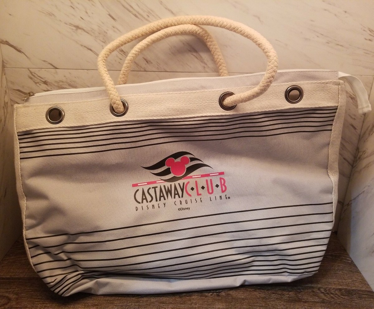 Disney Cruise Line Castaway Club bag (Off White/Grey) In Great