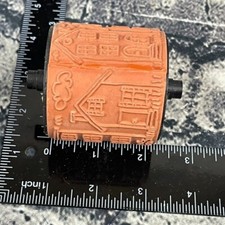 Stampin' Up 2" NEIGHBORHOOD Stampin Around Rubber Roller Wheel