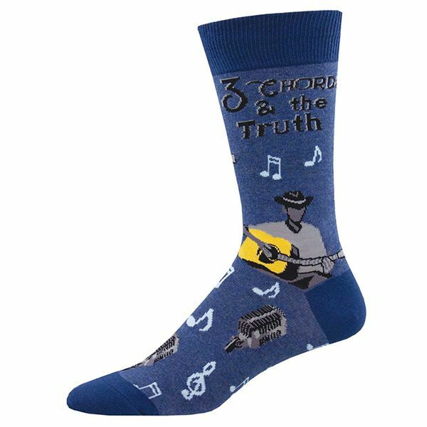 3 Chords & The Truth Blue Socks - Music Gift - Gift for Musicians - Guitar Gift