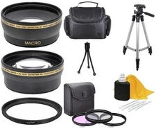 Accessory Kit (Tripod, Lens, Filters Bag) For Sony ALpha A5000 A5100 A6000 A6300