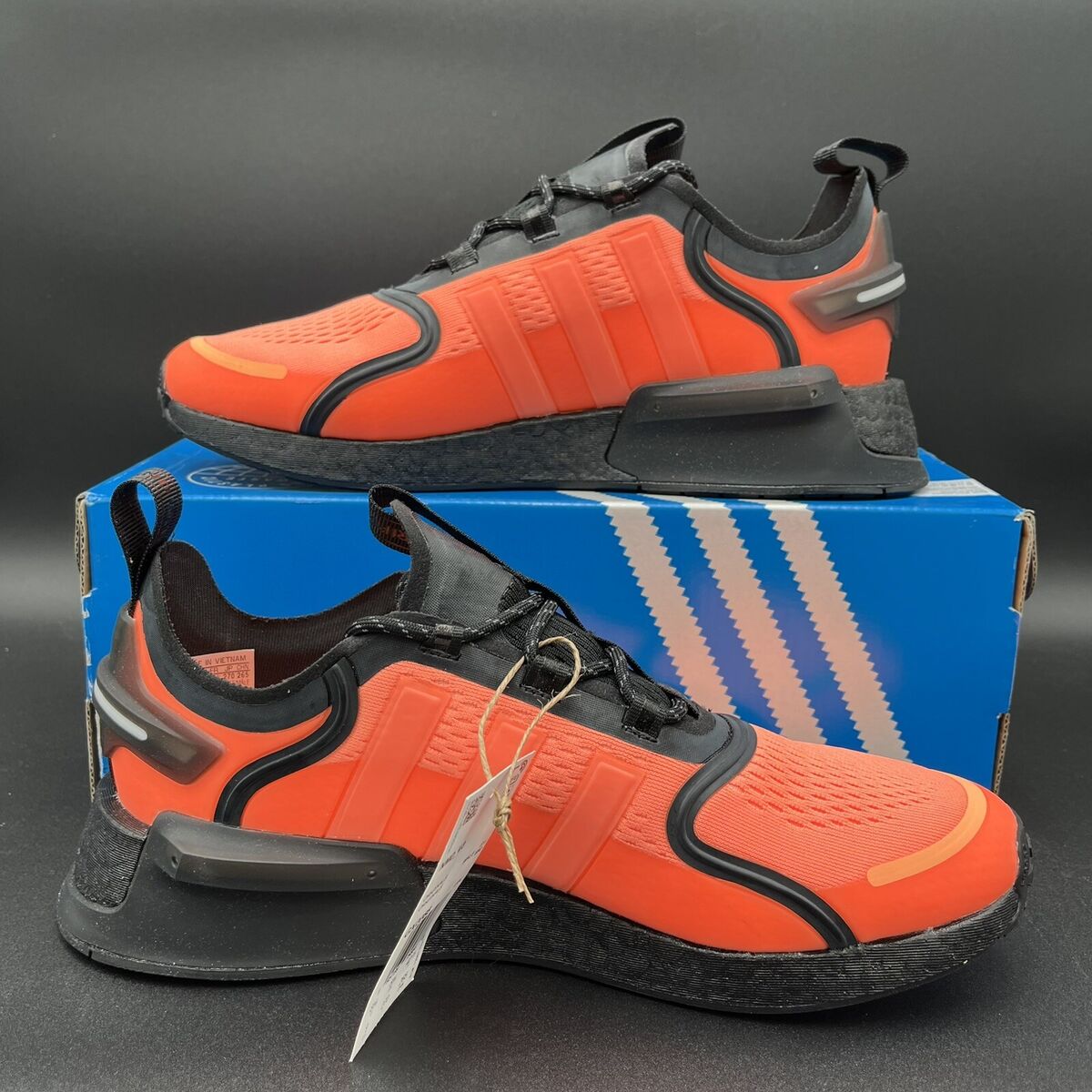 Adidas NMD_V3 Orange Beam Black Men's Sneakers Multi Size Adidas NMD_V3 Orange Beam Black Men's Sneakers Multi Size