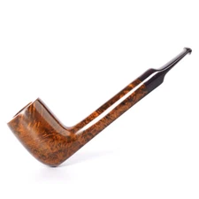 Briar Lovat Tobacco Pipe Smooth Wooden Smoking Pipe Straight Cumberland Stem