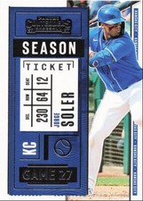 2020 Panini Contenders Jorge Soler Kansas City Royals #41