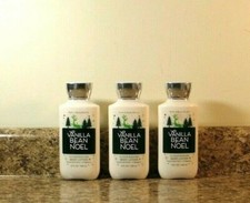 Bath  Body Works Vanilla Bean Noel Body Lotion LOT OF 3 NEW
