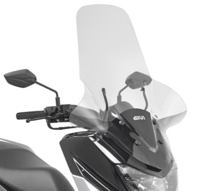 Yamaha N-MAX 125 2018 Scheibe Windschutzscheibe höher Touring Givi 2123DT ohne Beschläge