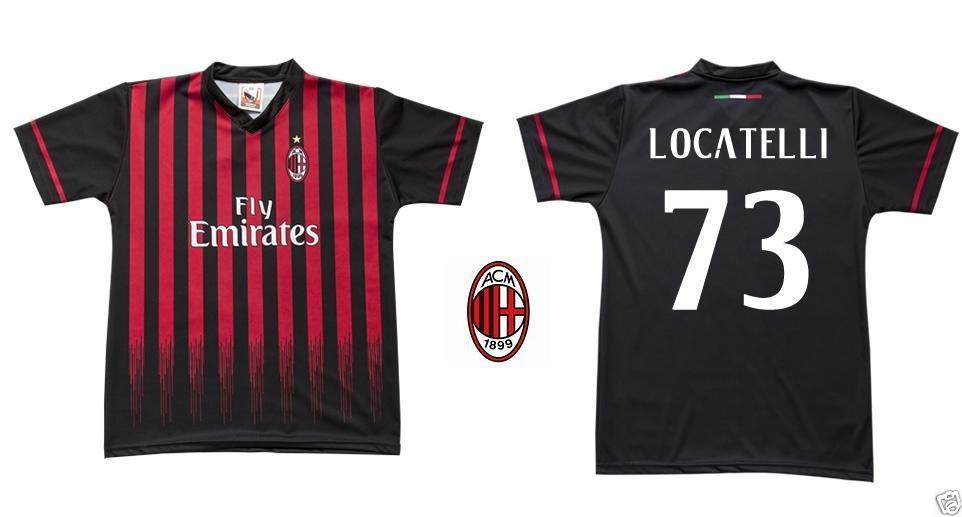 MAGLIA LOCATELLI MILAN UFFICIALE adulto bambino 2016/17 HOME THOMAS 73