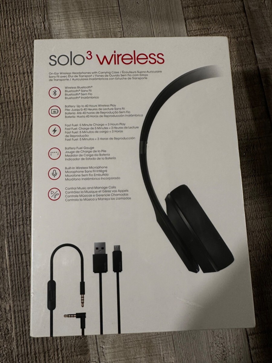 Beats by Dr. Dre Solo3 On the Ear Headphones - Matte Black Special