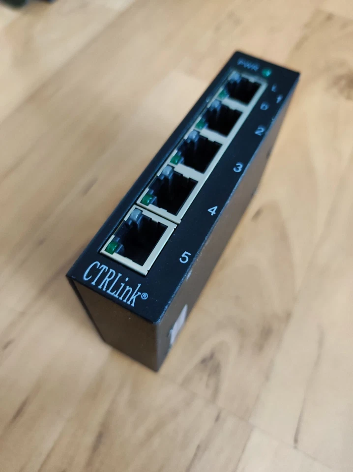 CONTEMPORARY CONTROLS SKORPION-5 ETHERNET SWITCH EISK5-100T -used - Bild 1 von 3