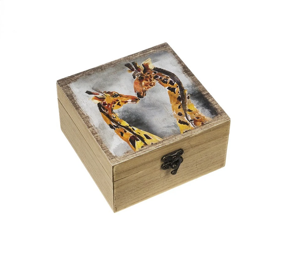 Ganz E9 Home Decor MDF Nesting Boxes 2pc Set Giraffe ER52553 - Image 3 of 4