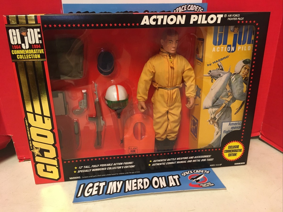 GI Joe Action Pilot Commemorative Edition Blue Eyes Variant Hasbro
