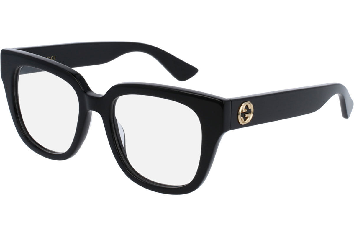 RARE Genuine GUCCI Womens Glossy Black Eye Glasses Frame RARE Genuine GUCCI Womens Glossy Black Eye Glasses Frame