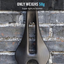 Full Carbon Bicycle Saddle MTB Road Gravel Seat 3K Weave 6.5x8.5mm 242x122mm