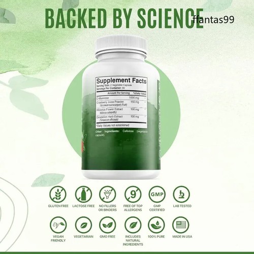 D-Mannose Capsules 1000mg - Picture 4 of 5