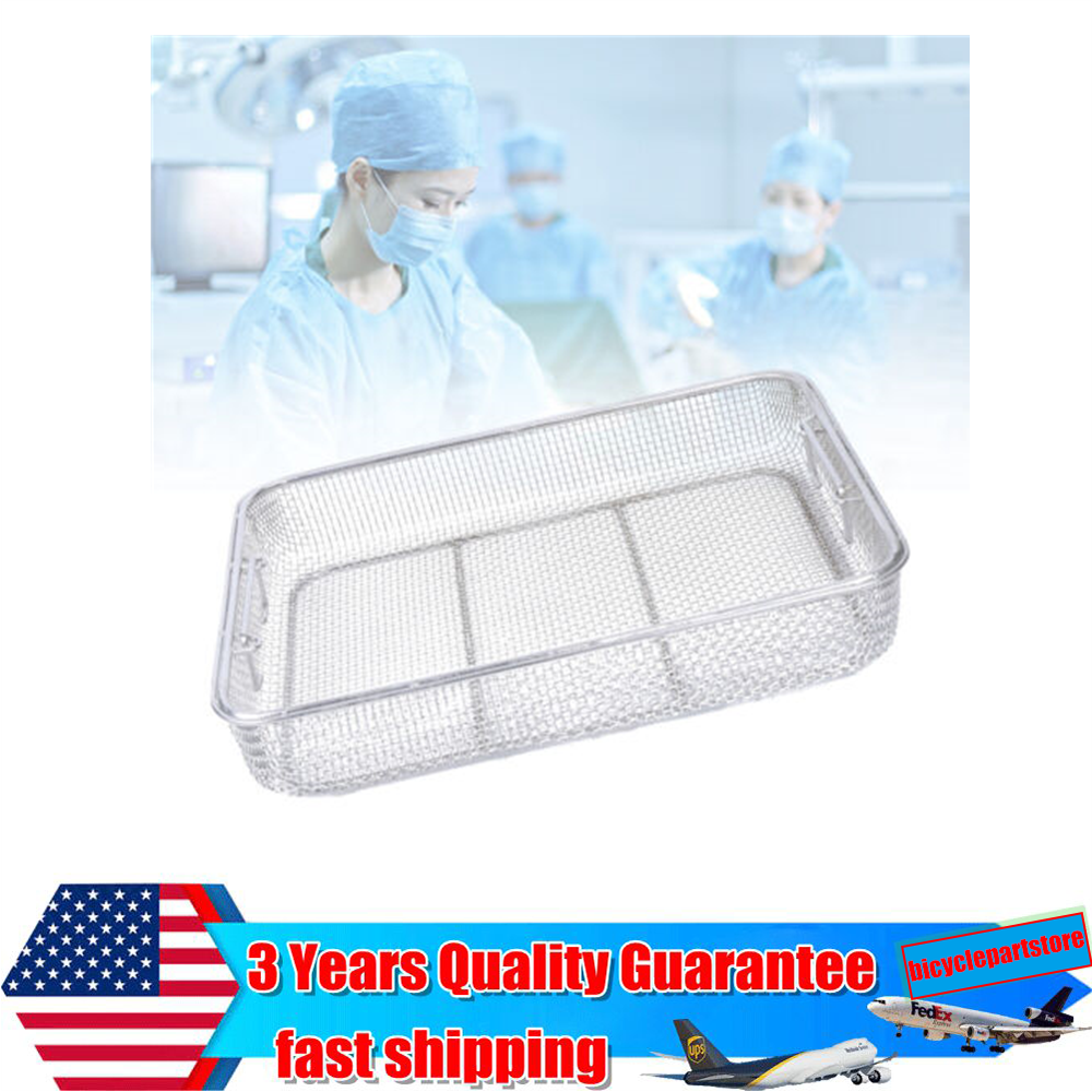 High Temperature Sterilization Basket Surgical Instrument Tray Stainless Steel