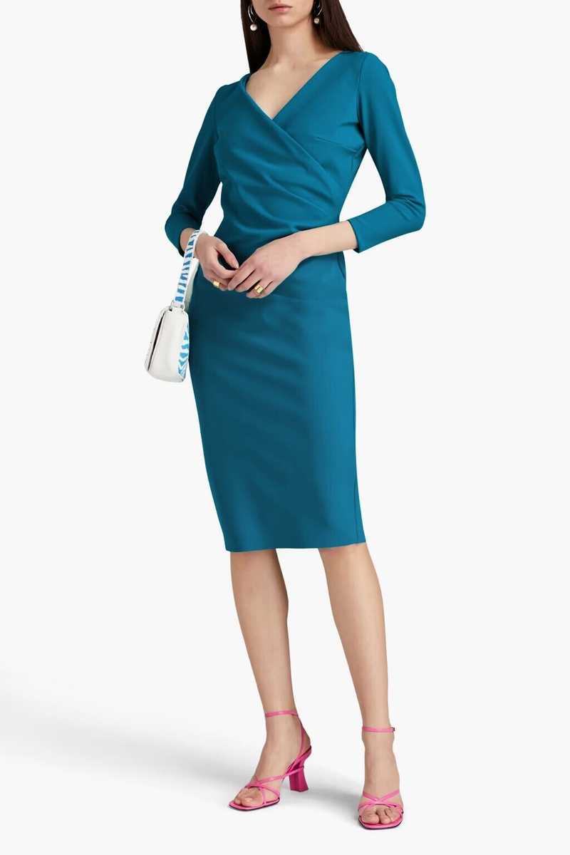 chiara boni blue dress Chiara Boni La Petite Robe