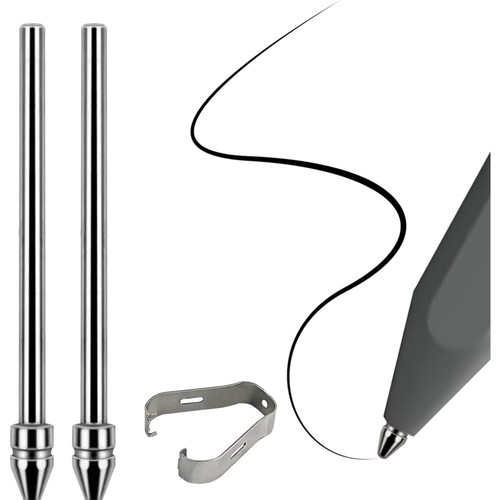 Smooth Writing Experience with 2 Fine Tips for Kindle Scribe - Titanium Alloy