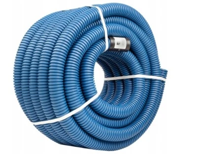 POWERWELD 50mm 25m Wellrohr Verlegung im Erdreich Leerrohr Elektrorohr Erde Einzugshilfe