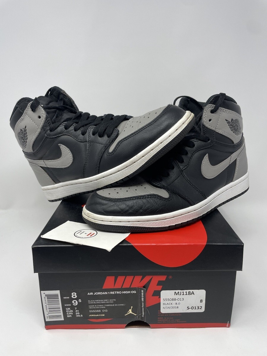【Nike】Jordan 1 Retro High OG Shadow 555088-013 Jordan 1 Retro High Shadow (2018) Men's - 555088-013 - US