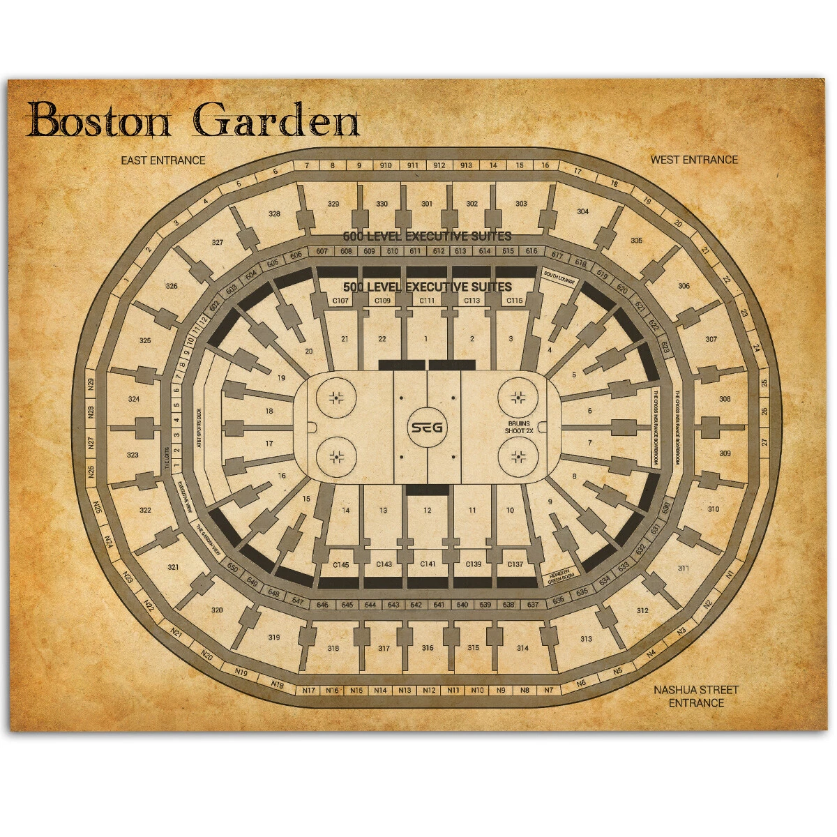 Boston Garden Seating Chart Fasci Garden