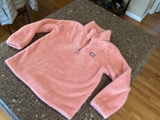 Simply Southern Plush Fleece 1/4 Zip Pullover Women s Medium Pink