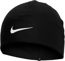 Nike Therma-Fit Fleece Beanie Soft Knit, Lightweight Black New