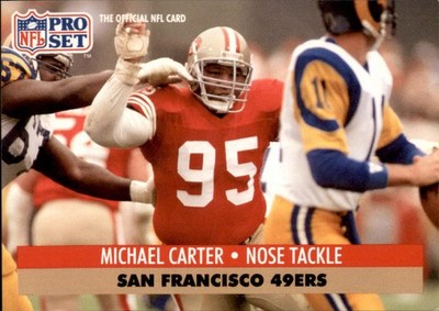 1991 NFL Pro Set Michael Carter #290 (6025)