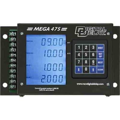 Biondo DDI-1095-BB Mega 475 Digital Delay Box Black Case Blue Display