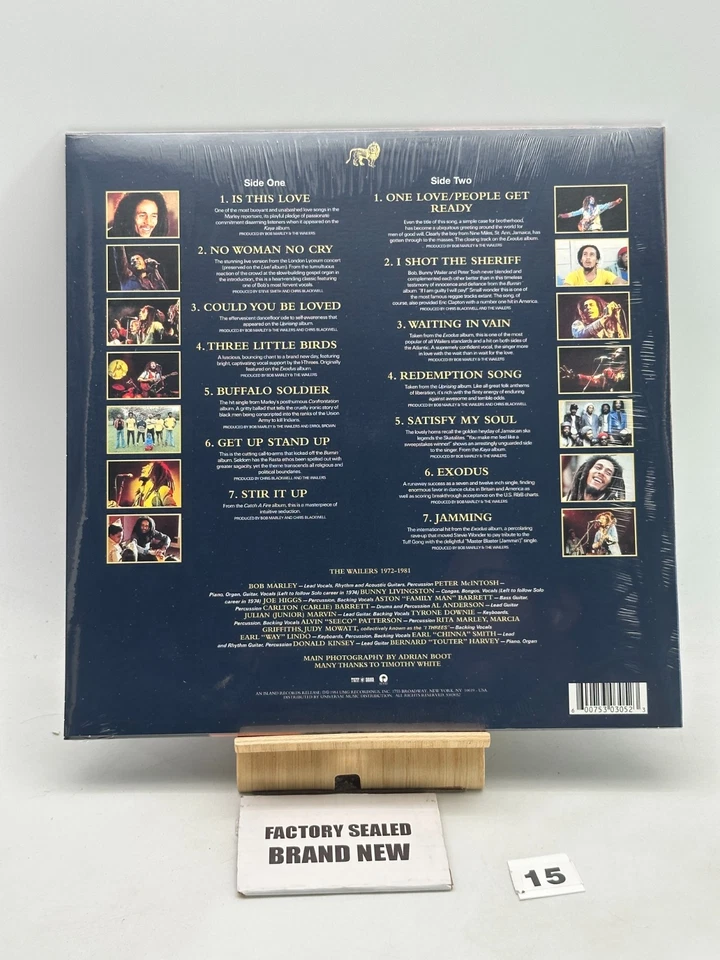 Bob Marley & The Wailers – Legend - The Best Of 180Gram pressing Brand New - Image 2 of 3