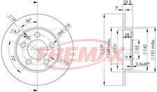 Bremsscheiben für Audi A3 8L TT 8N Roadster VW Bora I 1J2 Variant 1J6 96-06