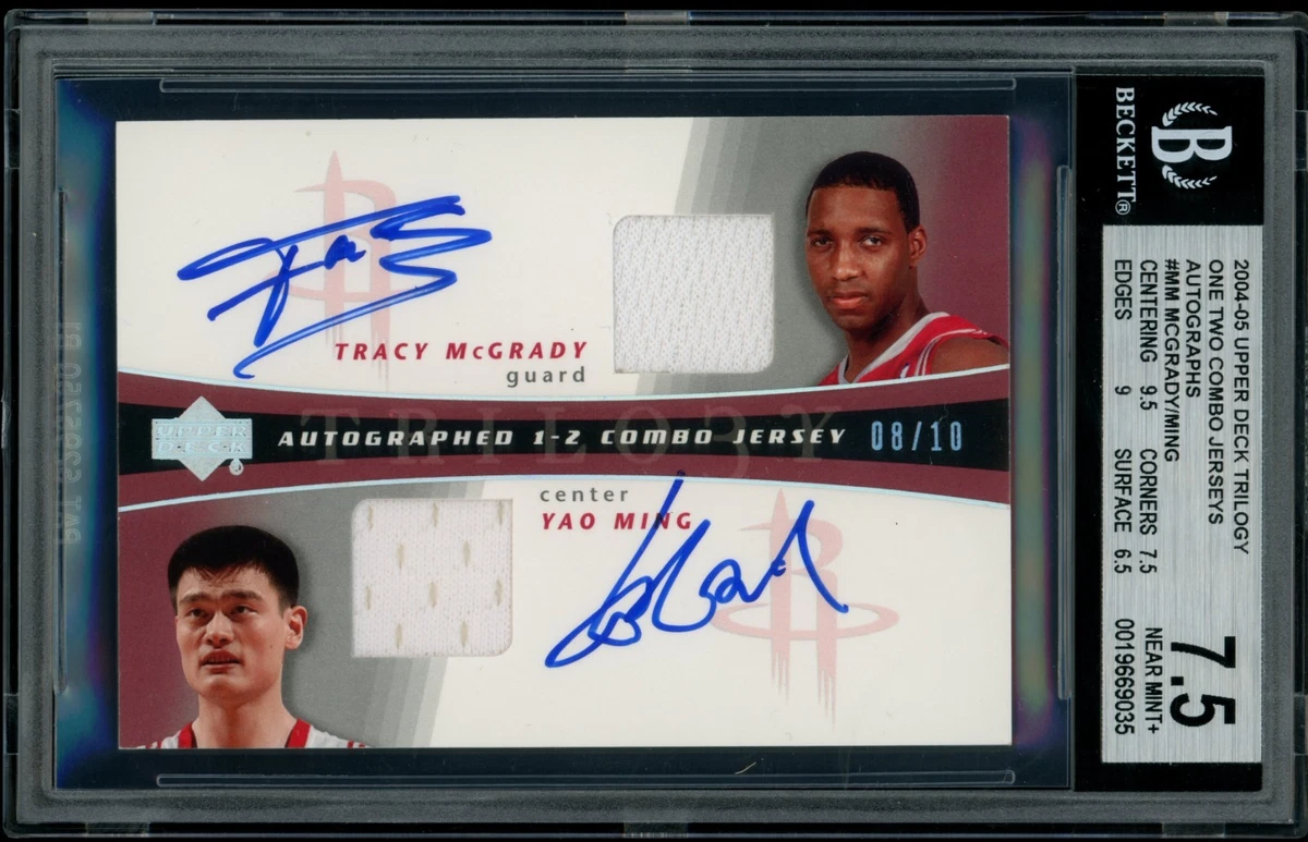 Yao Ming Basketball Original Autographed Sports Trading Cards